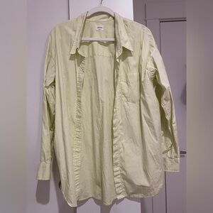 Wilfred free (aritzia) oversized button down shirt